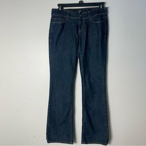 EUC Womens Ann Taylor Petite 2 2P Denim Jeans Modern Dark